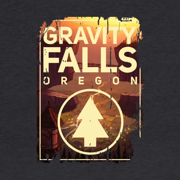 Gravity Falls, Oregon by GonGrunge